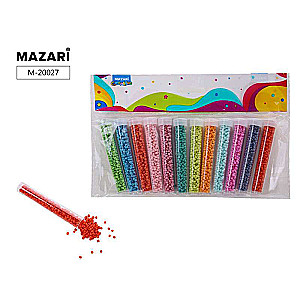 Bead set, 12 colors x 7 g, 2 mm