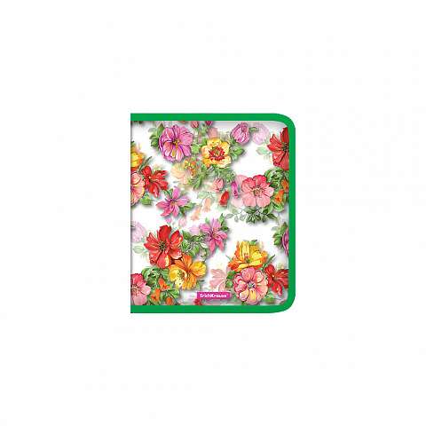 Mapp vihikutele tõmblukuga plastikust ErichKrause® Tropical Mood, A5+