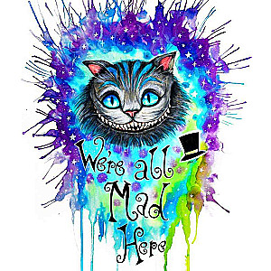 Paint by Numbers 30x40 cm Cheshire Cat, 20 colors, set 4