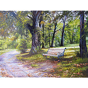 Paint by Numbers 30x40 cm Forest Park, 20 colors, 4 difficulty