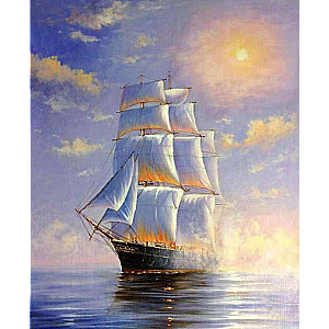 Numbered Painting 30x40 cm Brigantine, 20 colors, urv. 4