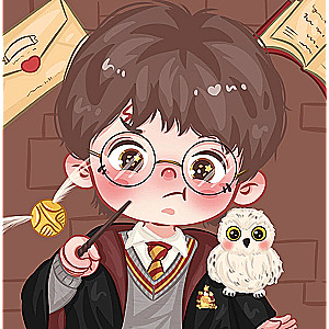 Paint by Numbers 20x20 cm Harry Potter 10 colors, set 4