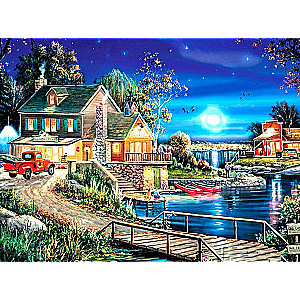Diamond Mosaic 30x40 cm Magical Evening, 26 colors, color 4