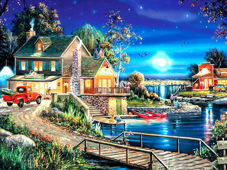 Diamond Mosaic 30x40 cm Magical Evening, 26 colors, color 4