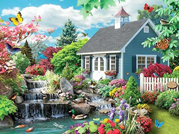 Diamond mosaic 30x40 cm Dream House, 26 colors, level 4