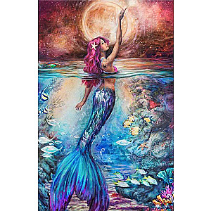 Diamond Mosaic 30x40 cm Little Mermaid, 26 colors, level 4