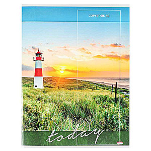 Notebook GRID 96 sheets A4 MAYAK IN THE MEADOW