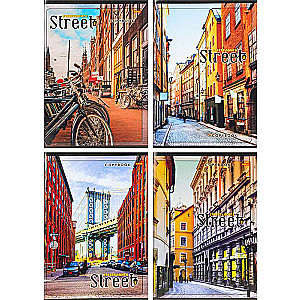 Notebook GRID 96 sheets. STREETS OF MEGACITIES