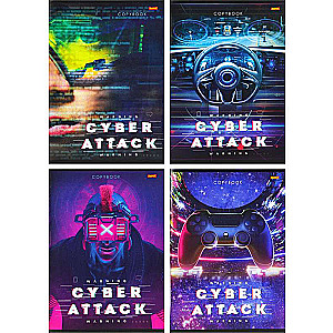 Notebook Sqaure 96 sheets. CYBERATTACK