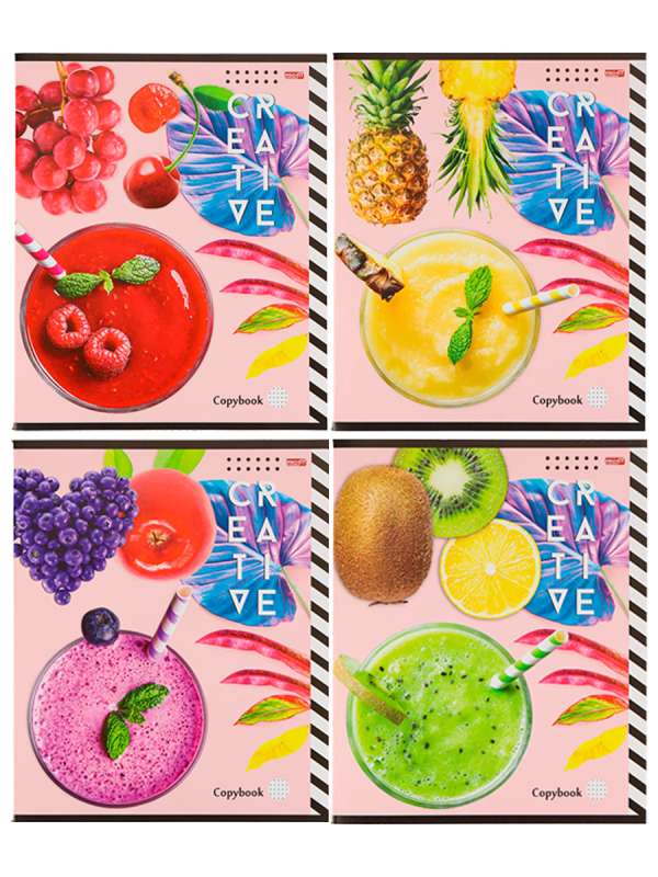 Notebook GRID 48 sheets. FRESH SMOOTHIE