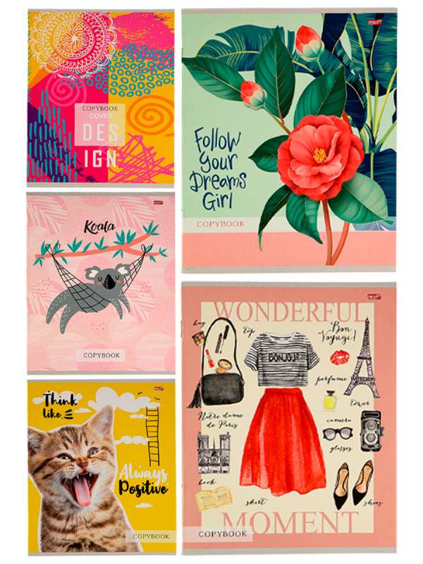 Notebook GRID 48 sheets. MIX