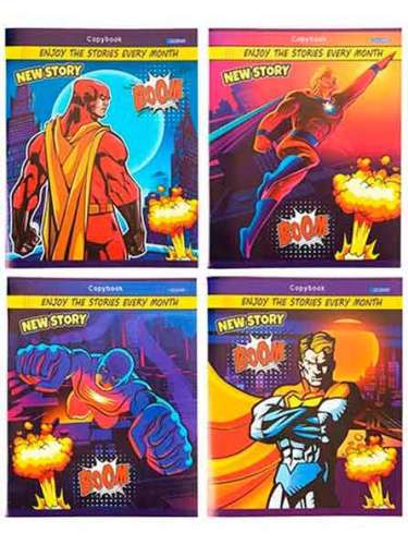 Notebook GRID 48 sheets. SUPERHEROES