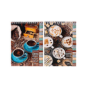 A5 Notebook 80 Sheets COFFEE VARIETY