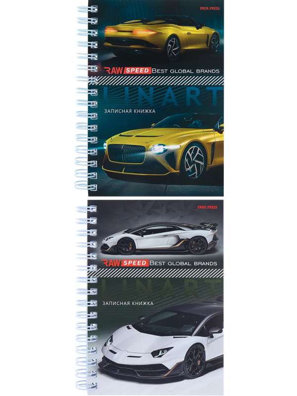 A6 Notepad, 120 sheets. BEST CARS