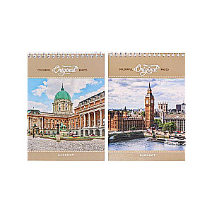 A5 Notebook 80 pages. FAMOUS ARCHITECTURE