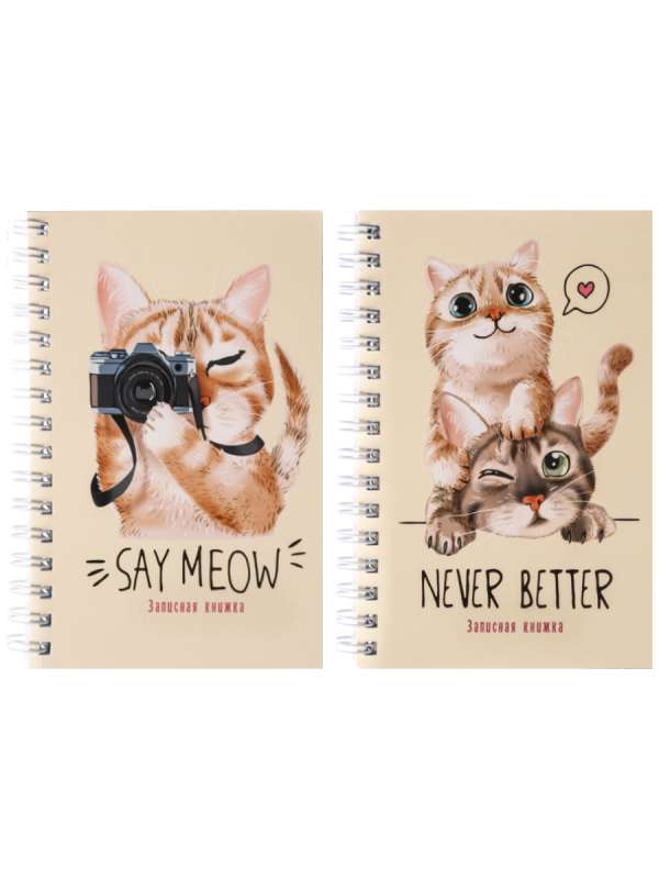 A6 Notebook, 120 pages. PHOTOGENIC CATS