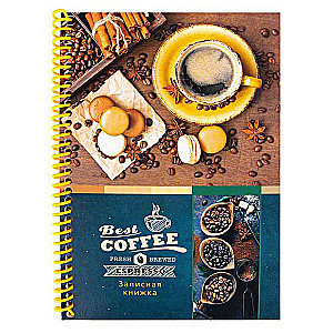 A5 Notebook, 80 sheets. COFFEE SCENTS