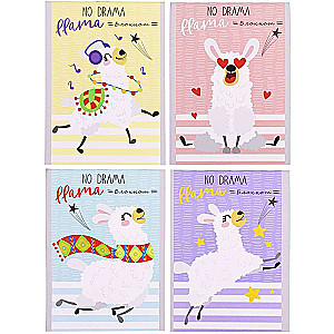 A6 Notepad 24 sheets. AMAZING LLAMAS
