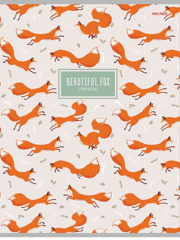 Notebook CHECK 48 sheets A4 RED FOXES