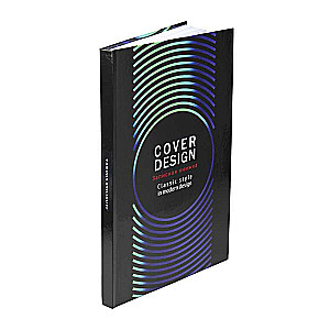 A4 Notebook 200 sheets. BLUE-GREEN PATTERN ON BLACK