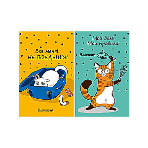 A7 Notepad 48 sheets. SPOILED KITTENS