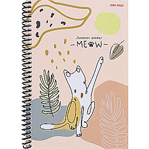 A5 Notebook, 80 sheets. CAT PICTURE