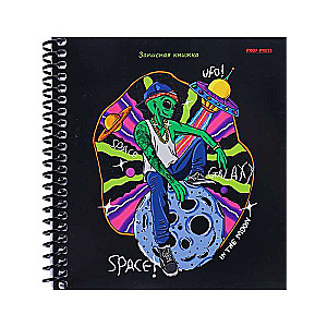 A6 Notebook 80 sheets. ALIEN RAPPER