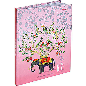 A5 Notebook 80 sheets. RIDING ON A ELEPHANT