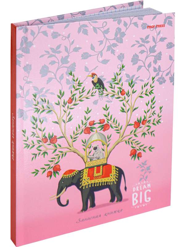 A5 Notebook 80 sheets. RIDING ON A ELEPHANT
