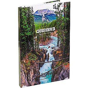 A4 Notebook 200 sheets. GORGE IN THE FOREST