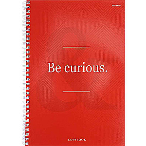 Notebook GRID A4 96 sheets. INSCRIPTION AND TEXTURE