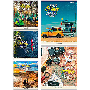 Notebook LINE 48 sheets. JOY OF TRAVELS-2 