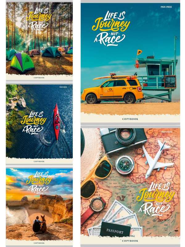 Notebook LINE 48 sheets. JOY OF TRAVELS-2 