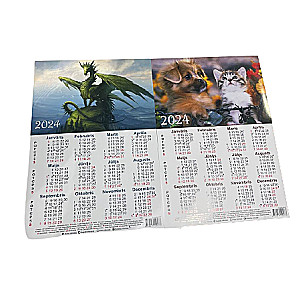 A4 Poster Calendar, 2024