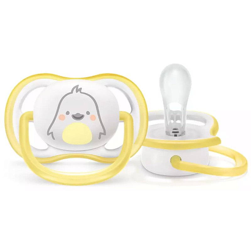 Philips Avent Ultra Air Deco pacifier, neutral white penguin, 0-6M 1 pc.