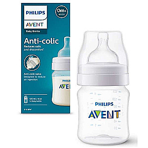 Philips Avent Anti-colic Feeding Bottle 125 ml, Nipple for Newborns, 0m+