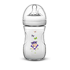 Philips Avent Feeding Bottle Natural Hippo 260 ml, 1M+