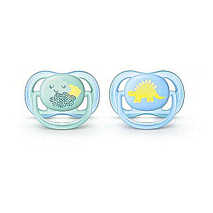Philips Avent Ultra Air DECO silicone pacifier, 0-6 months, for boys 2 pcs.