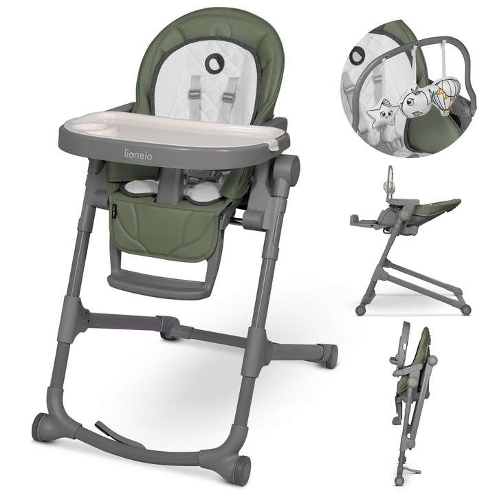 High Chair Lionelo Cora Plus 2in1 GREEN