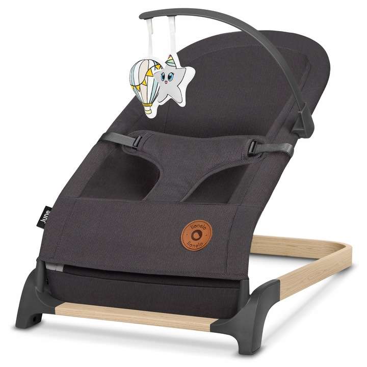 Lionelo June Lounge Chair Grey Stone, dark grey