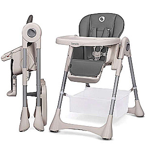 Feeding Chair Lionelo Zanna Grey Stone, gray