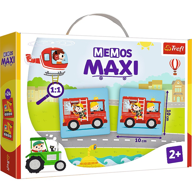 Gesellschaftsspiel - Memos maxi. Transport