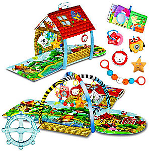 Lionelo Agnes Plus Play Mat, 142 cm x 142 cm