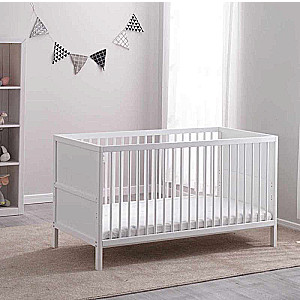 Allen children's crib size 140*70, white