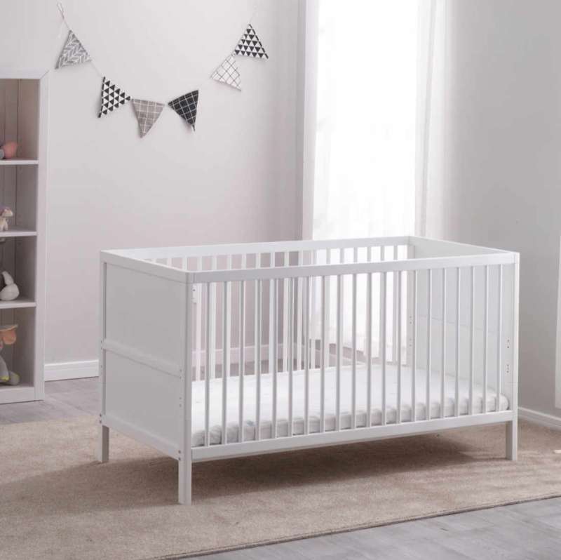 Allen children's crib size 140*70, white