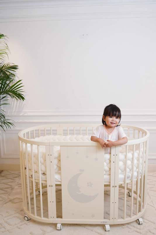 Children's crib Elsa, white