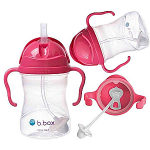 B.BOX drinking cup with straw, 240 ml.