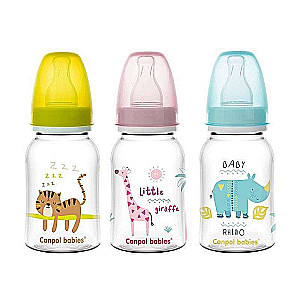 CANPOL BABIES bottle 120ml with silicone nipple 0m+