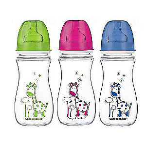 CANPOL BABIES Animals anti-colic bottle with a wide neck 300ml 35/204