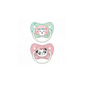 CANPOL BABIES orthodontic set of silicone pacifiers ExoticAnimals 6-18m
